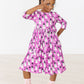 Witches Boo 3/4 Sleeve Pocket Twirl Dress