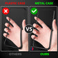 Glass Privacy Metal Phone Case iphone