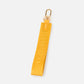 Yellow Oversized Logo Keychain