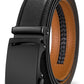 BULLIANT Men's Belt,Slide Ratchet Belt For Gift Men Dress Pant Shirt Oxfords,Trim To Fit Black847 44"-52"Waist Adjustable