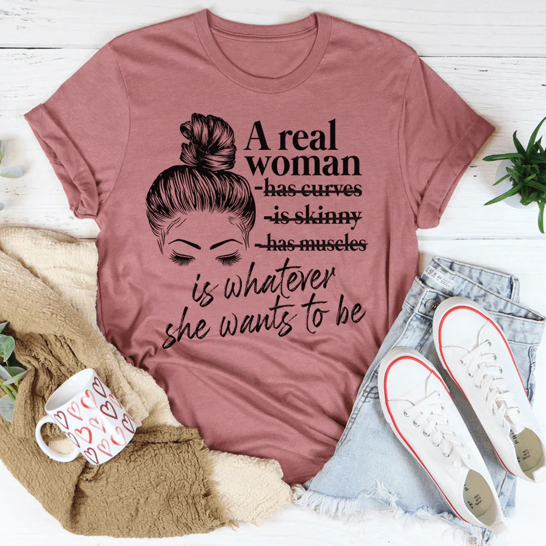 "A Real Woman Can Do It All" – Empowering Relationship Graphic Tee