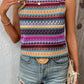 Contrast Round Neck Tank
