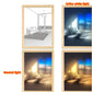 Illuminated Picture LED Decorative Light Painting Bedside Picture Style Creative Modern Simulate Sunshine Drawing Night Light Gift