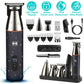 All In One Beard Trimmer for Men With 5 Trimmer Heads IPX5 Waterproof Electric Razor For Face Nose Body Beard Cordless Hair Shaver Clipper Grooming Ki