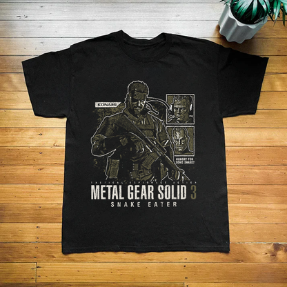 MGS 3 Snake Eater Black Tee
