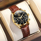 Women's Multifunction Leather Quartz Watch