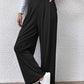 High Waist Straight Pants