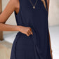 Women's Tank Top & Elastic Shorts Set – Solid Color, Sleeveless, Summer 2-Piece