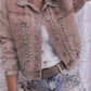 Women’s Studded Denim Jacket