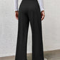 High Waist Straight Pants