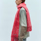 Acne Studios Men Narrow Tie-Dye Wool Scarf