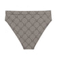 The Grid West high-waisted bikini bottom