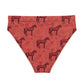Scarlet Rein high-waisted bikini bottom