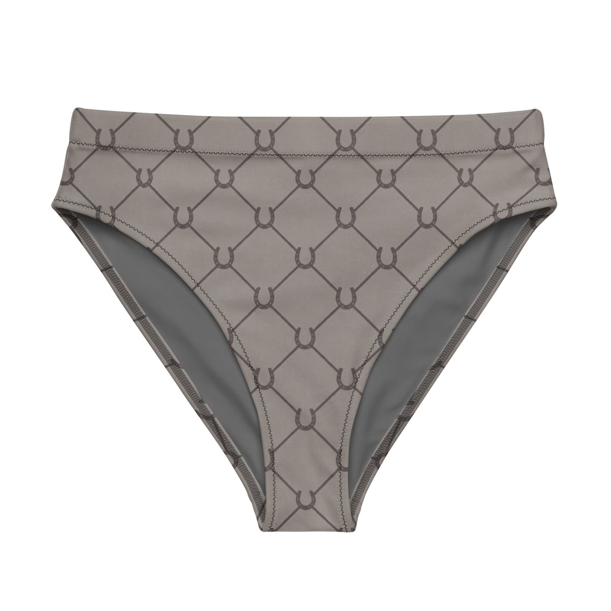 The Grid West high-waisted bikini bottom