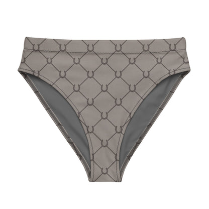 The Grid West high-waisted bikini bottom