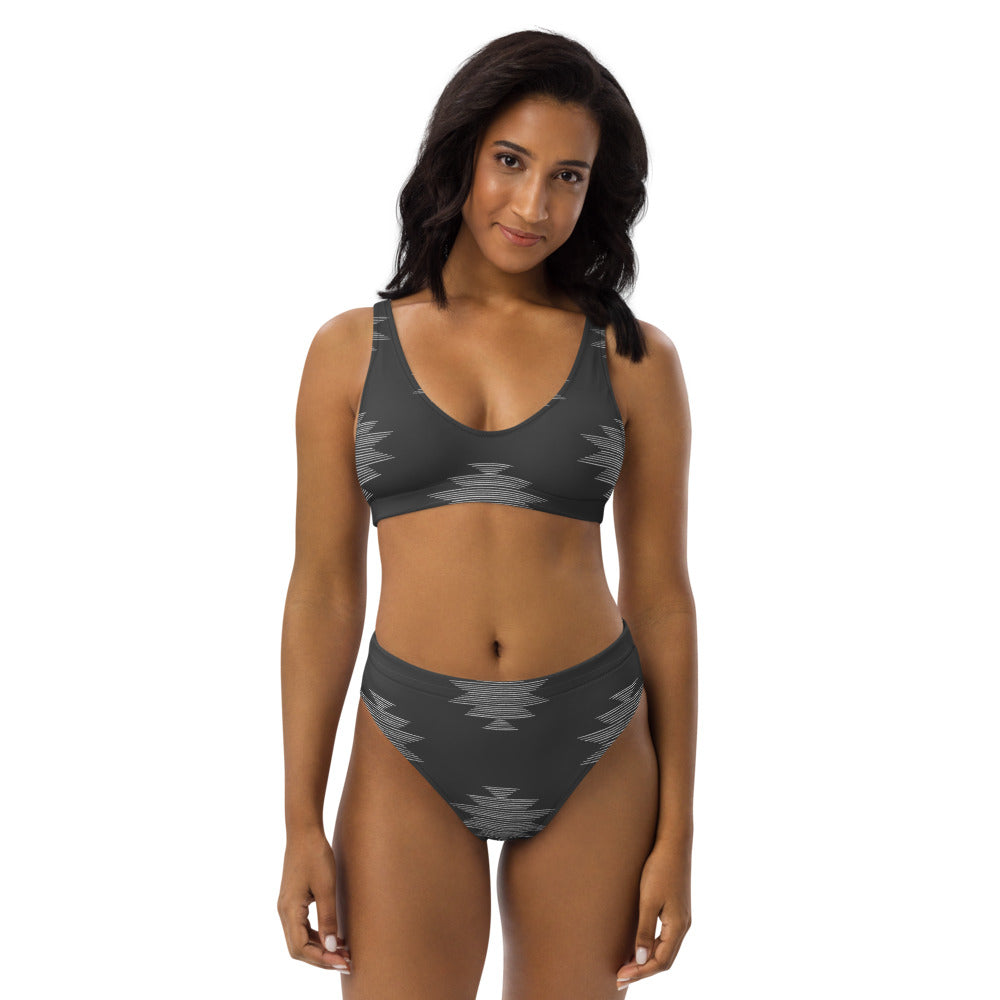 Simply Aztec high-waisted bikini