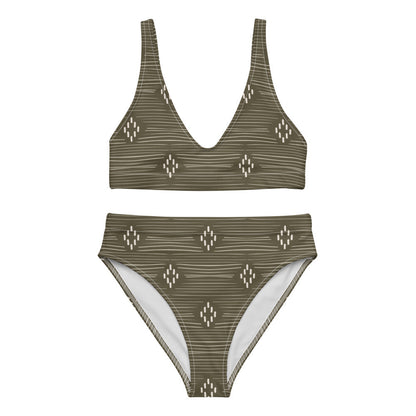 Diamond Back high-waisted bikini