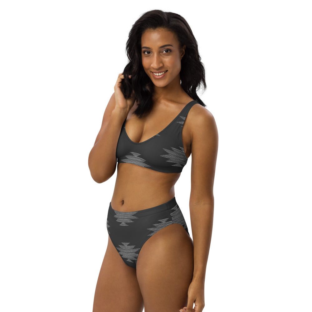 Simply Aztec high-waisted bikini
