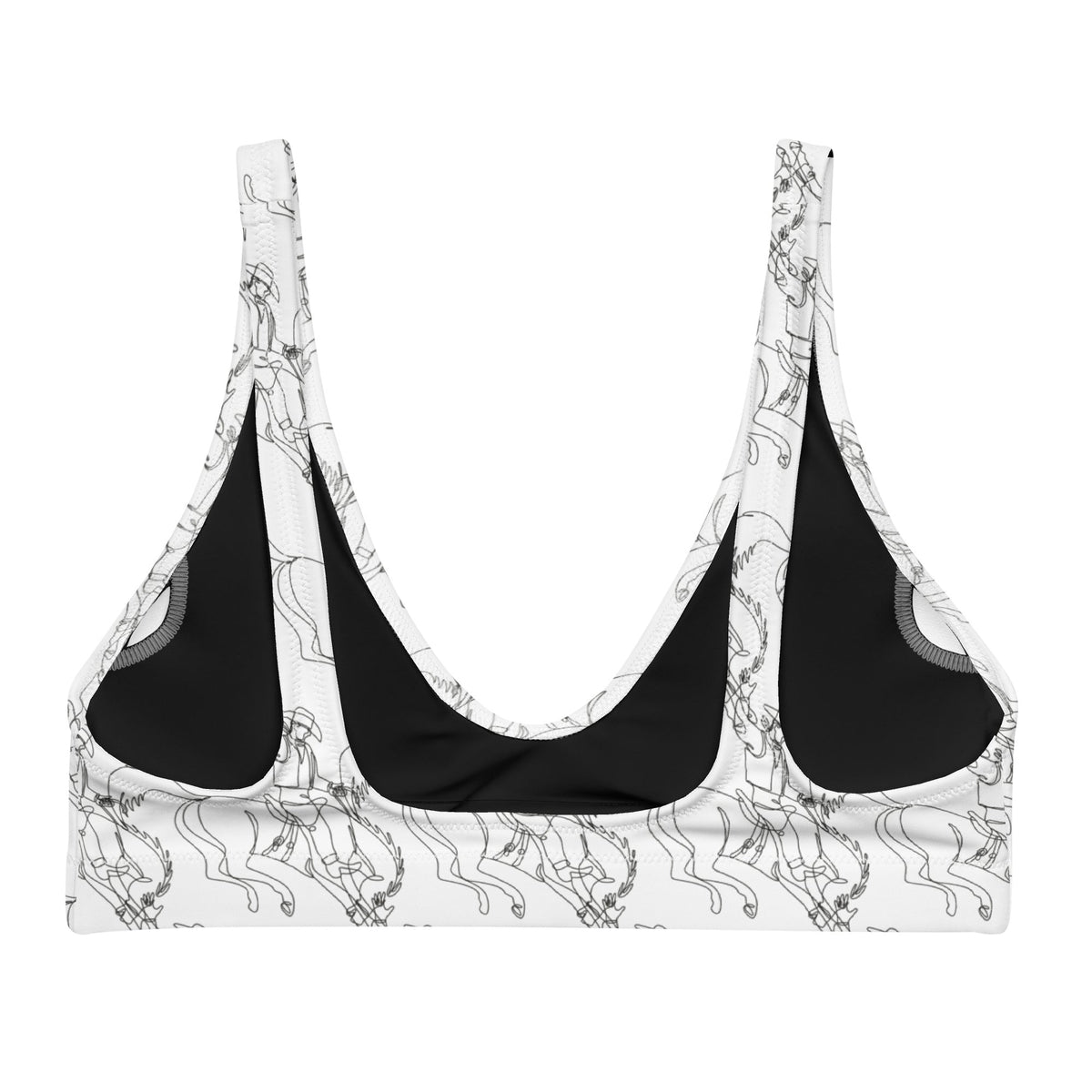 Western Ink bikini top