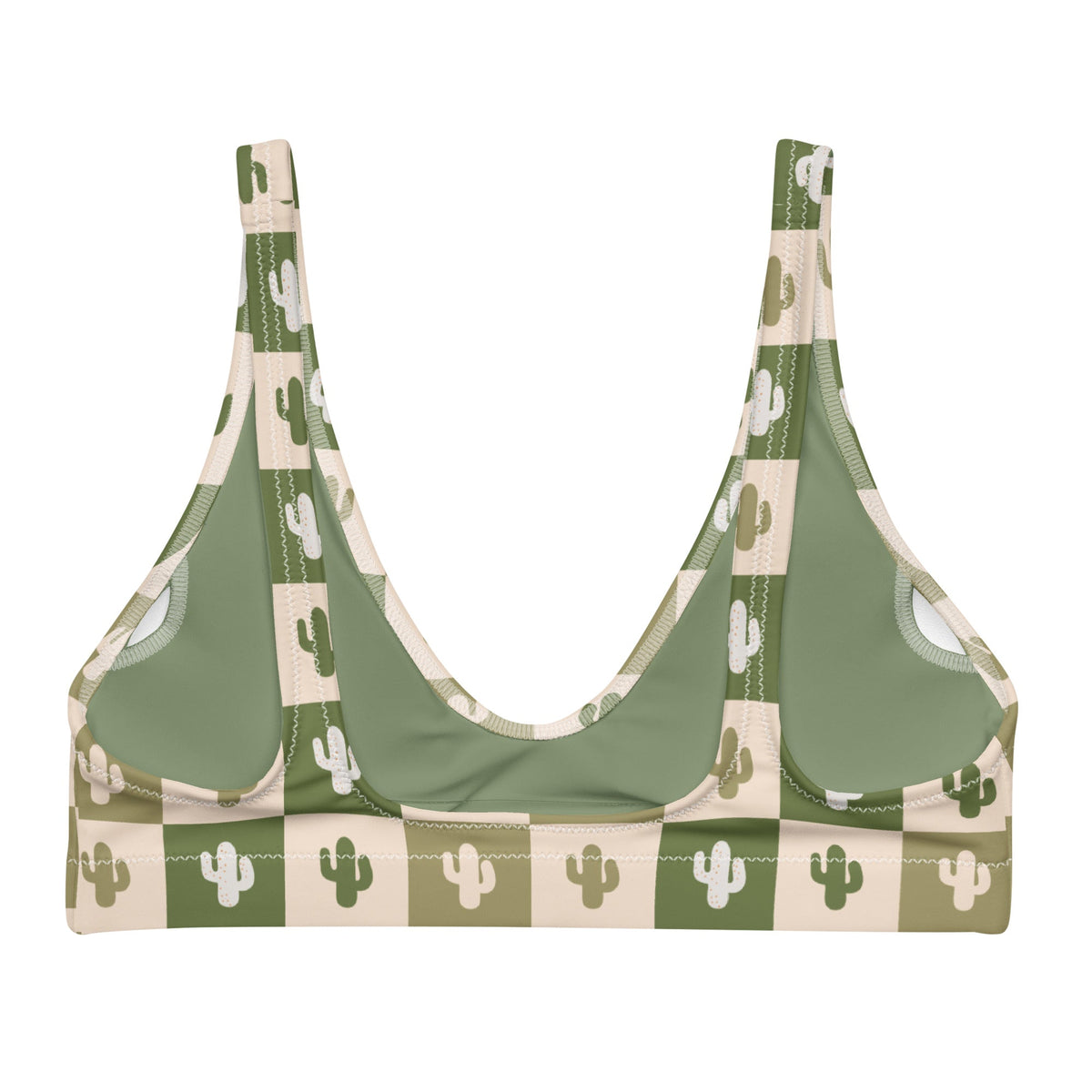 Desert Grid bikini top