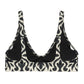 Maison Black padded bikini top