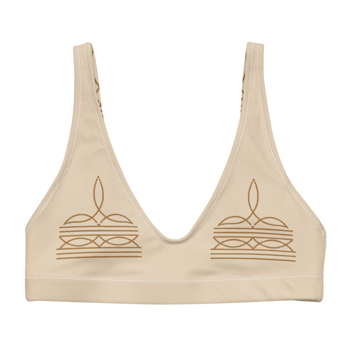 Cowboys Stitch bikini top