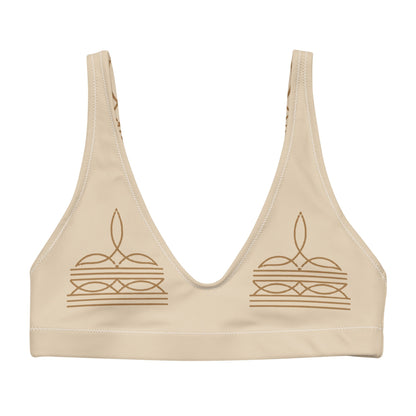 Cowboys Stitch bikini top