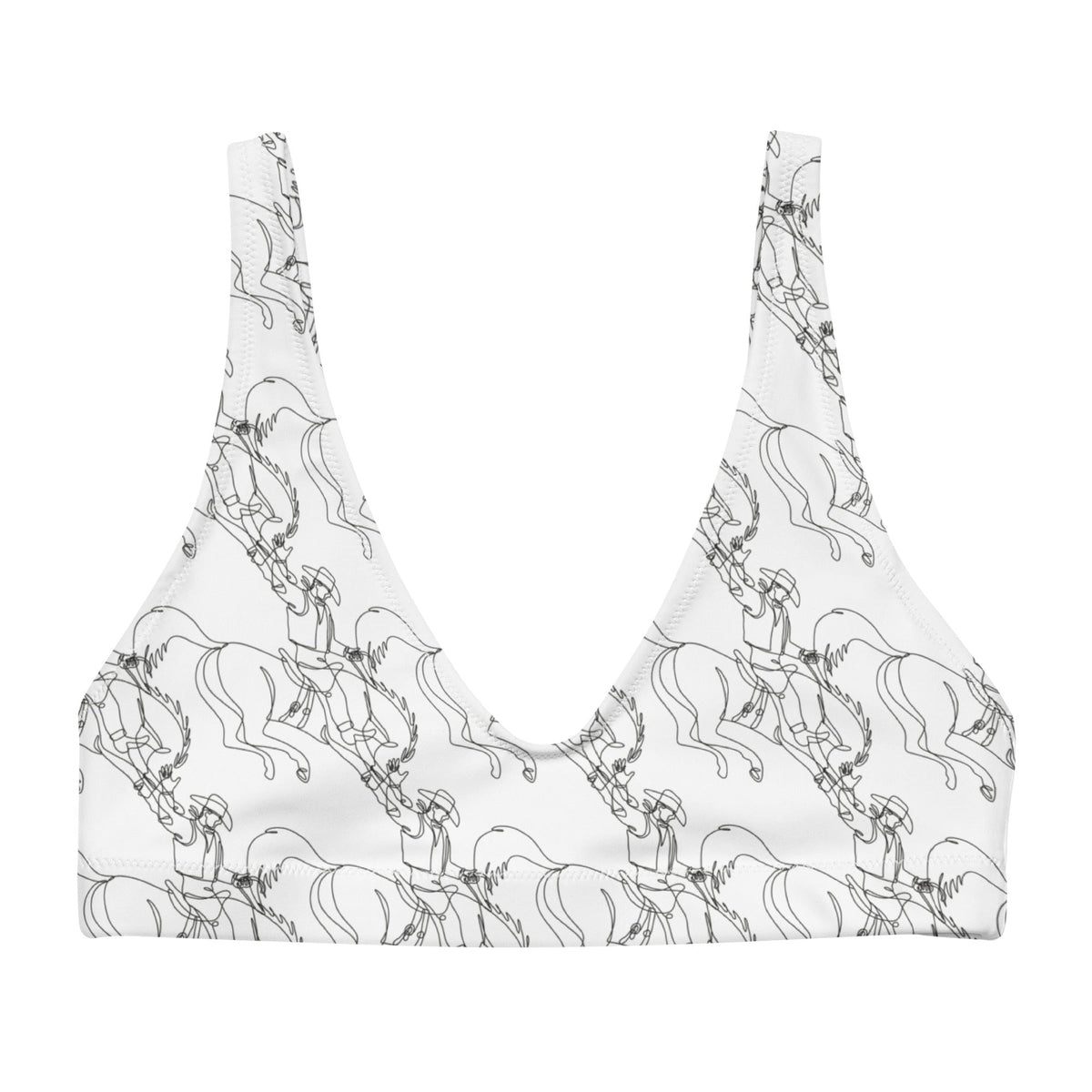 Western Ink bikini top