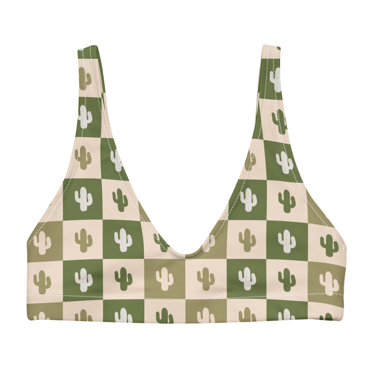 Desert Grid bikini top