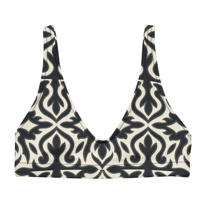 Maison Black padded bikini top