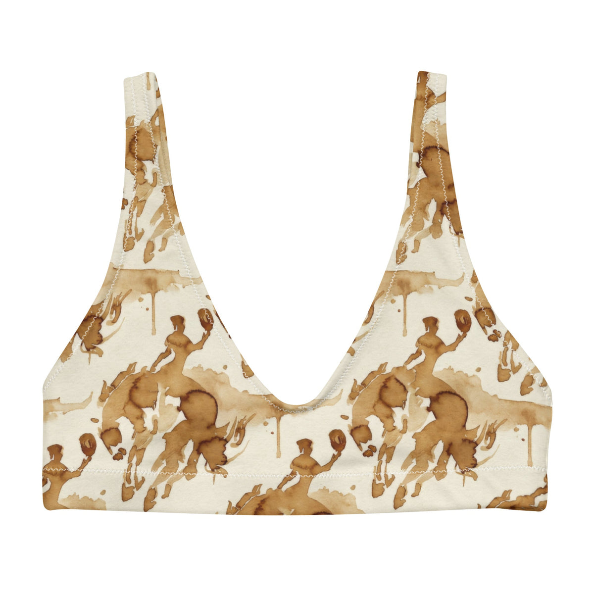 Steeped West padded bikini top