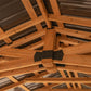 [12X20FT] Premium All Cedar Wooden Carport Pavilion Gazebo With Sloped Hardtop Steel Roof (SAK14279)