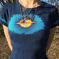 Aesthetic Floral Print O Neck T-Shirts for Women