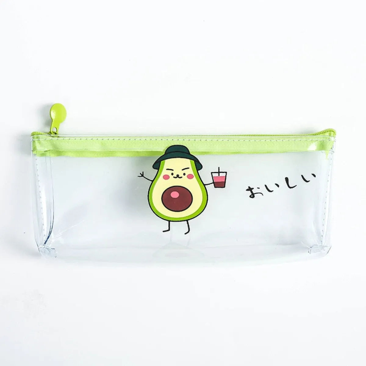 Cute Kawaii Avocado Pencil Case