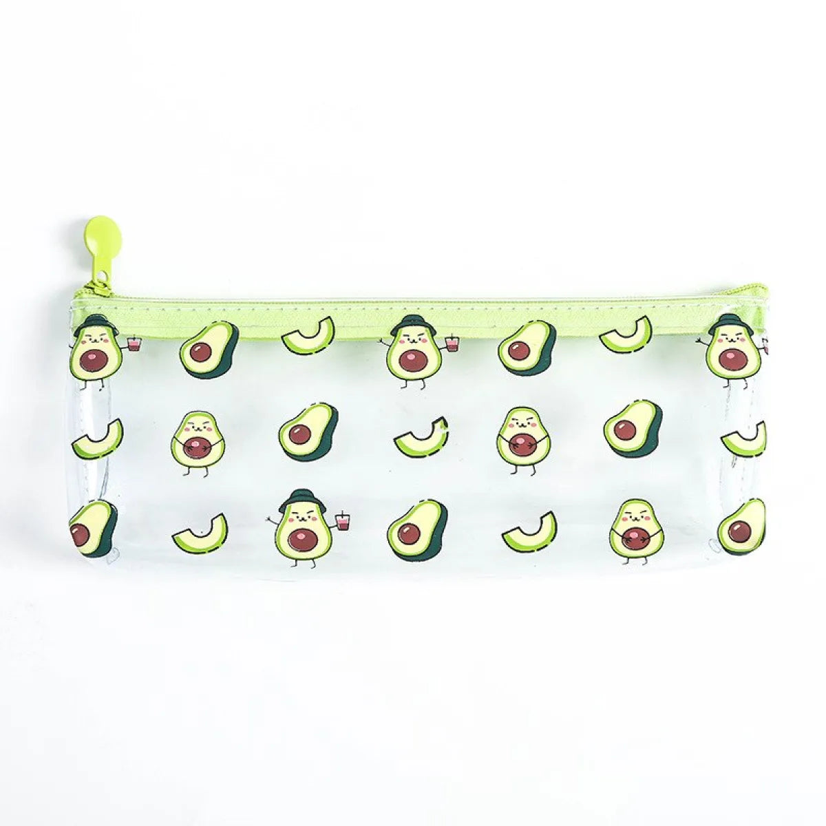 Cute Kawaii Avocado Pencil Case