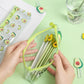 Cute Kawaii Avocado Pencil Case