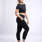 Short-Sleeve Crop Top