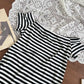 Off-Shoulder Striped Top