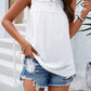 Swiss Dot Round Neck Tank