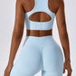 Moderate Support Racerback Tank with Cutout Detail