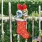 Kitty Cats Christmas Stocking Christmas Door Decor by G. DeBrekht - Christmas Santa Snowman Decor - 8114021H