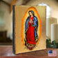 Lady of Guadalupe Wooden Gold Plated Religious Catholic Sacred Icon - Inspirational Icon Decor - 85032