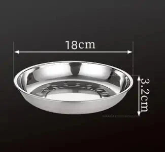 Stainless Steel Tableware Dinner Plate