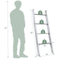 4-Tier Wall Leaning Ladder Shelf Stand