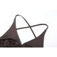Backless Long Sleeve Crop Tops