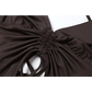 Backless Long Sleeve Crop Tops