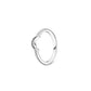 White Copper Plating Fashion Multilateral Ring