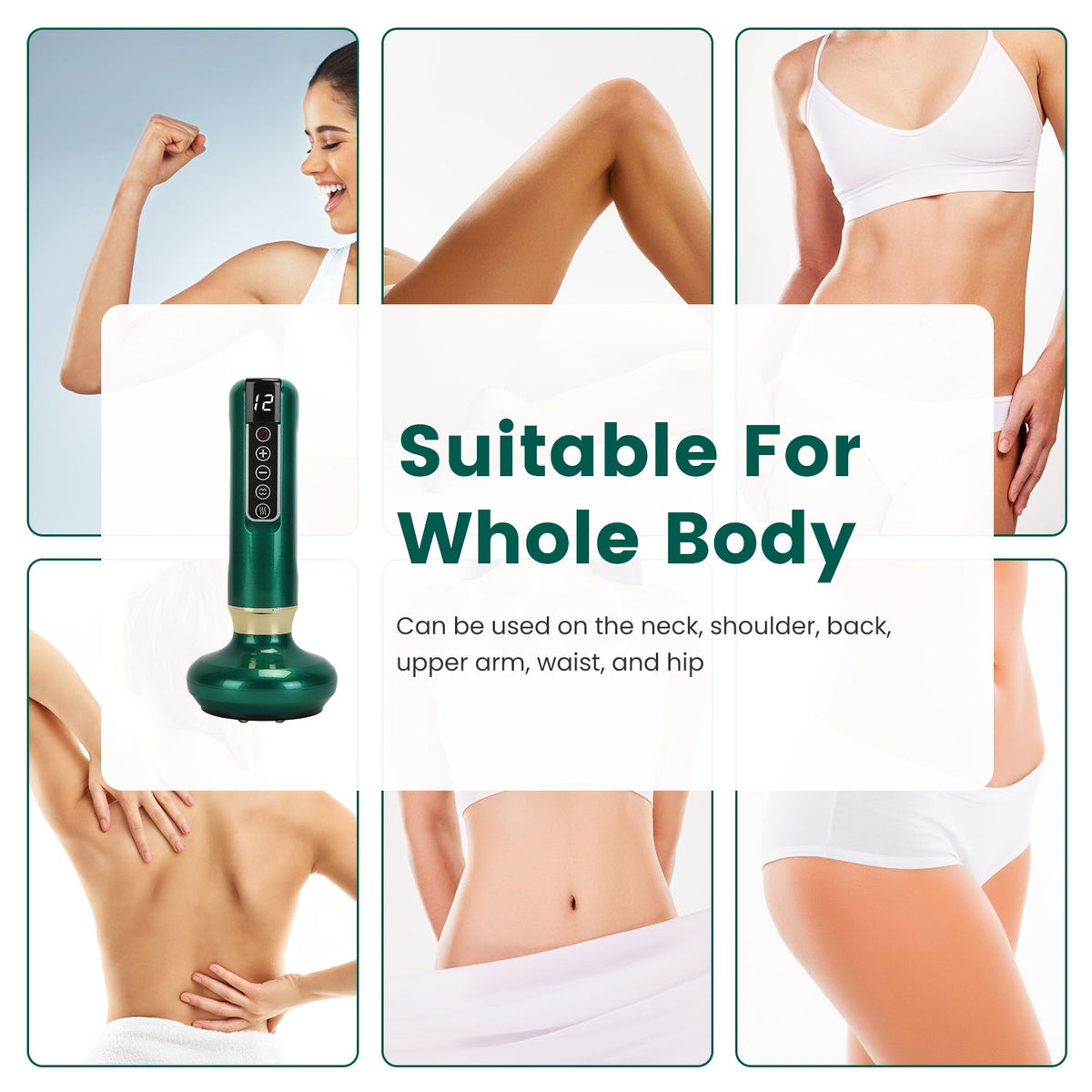 Anti-Cellulite Vacuum Cupping Massager Kit