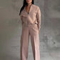 Women’s 2-Piece Zip-Up Sweatsuit Set — Jacket & Wide-Leg Sweatpants