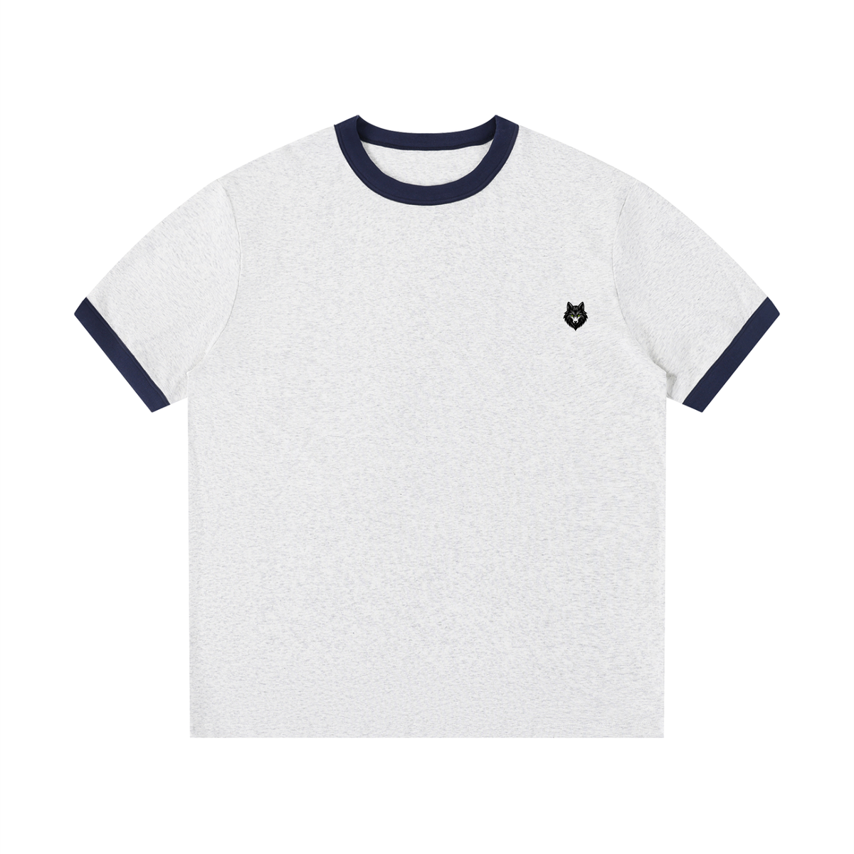 Loki & Ivy Contrast Edge Ribbed Crewneck T-Shirt